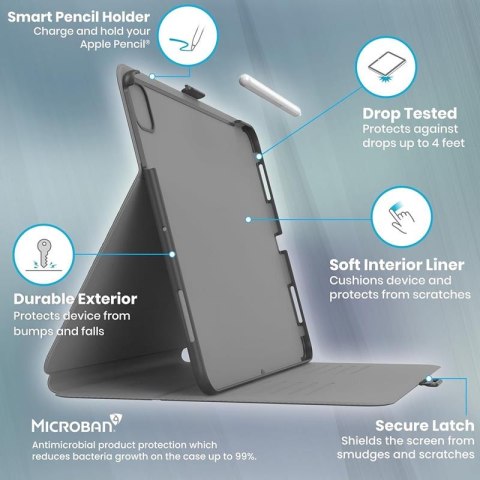 Speck Balance Folio - Etui iPad Pro 11" M5 (2025) / iPad Pro 11" M4 (2024) (Black)
