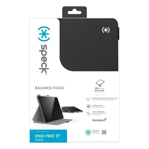 Speck Balance Folio - Etui iPad Pro 11" M5 (2025) / iPad Pro 11" M4 (2024) (Black)