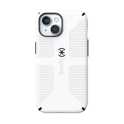 Speck Candyshell Grip MagSafe - Etui iPhone 17e / 16e / 15 / 14 / 13 (White / Black)