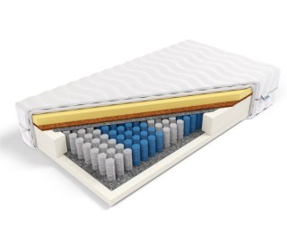 Frankhauer Materac pocket memory z kokosem Hynos - 140 x 190 - Margrita
