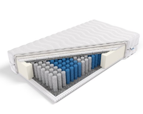 Frankhauer Materac pocket z lateksem i owczą wełną Euros - 150 x 200 - Medicott