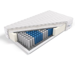 Frankhauer Materac pocket z lateksem i owczą wełną Euros - 180 x 220 - Margrita