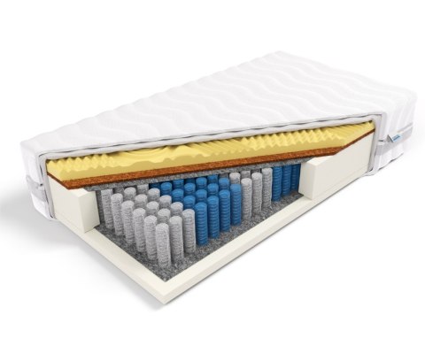 Frankhauer Materac pocket samomasujący z memory Hynos Plus - 140 x 190 - Medicott