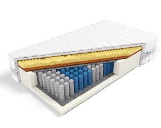 Frankhauer Materac pocket samomasujący z memory Hynos Plus - 140 x 190 - SilverActive