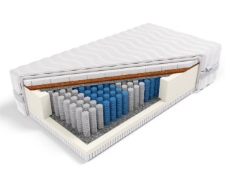 Frankhauer Materac pocket z kokosem i lateksem Nemezis Plus - 150 x 200 - SilverActive