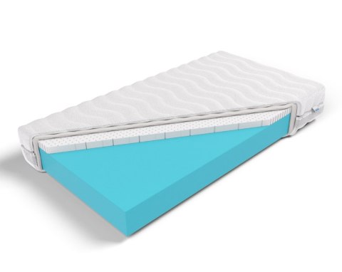 Frankhauer Materac piankowy z lateksem Nike Plus - 140 x 190 - Aloe Vera