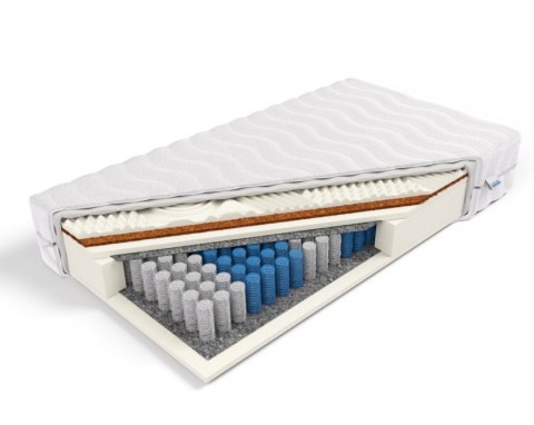 Frankhauer Materac pocket samomasujący z kokosem Modest - 160 x 190 - Aloe Vera