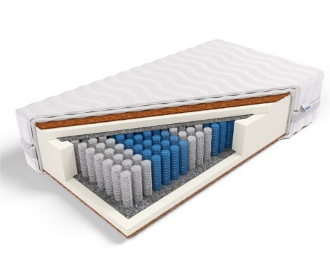 Frankhauer Materac pocket z kokosem obustronnym Tytan Plus - 160 x 200 - Dormia