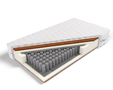 Frankhauer Materac pocket z obustronnym kokosem Neptun - 180 x 220 - Aloe Vera