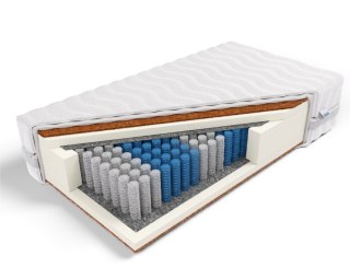 Frankhauer Materac pocket z kokosem obustronnym Tytan Plus - 140 x 190 - Margrita