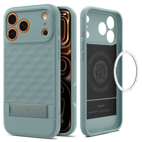 Spigen Parallax S Mag MagSafe - Etui do iPhone 17 Pro Max (Sage Green)