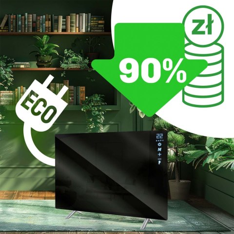 Grzejnik na podczerwień promiennik podczerwieni 600 W Berdsen BD-984 pilot WiFi aplikacja