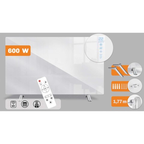Grzejnik na podczerwień promiennik podczerwieni 600 W Berdsen BD-984 pilot WiFi aplikacja