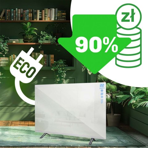 Grzejnik na podczerwień promiennik podczerwieni 600 W Berdsen BD-984 pilot WiFi aplikacja