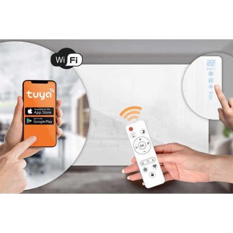 Grzejnik na podczerwień promiennik podczerwieni 720 W Berdsen BD-985 pilot WiFi aplikacja