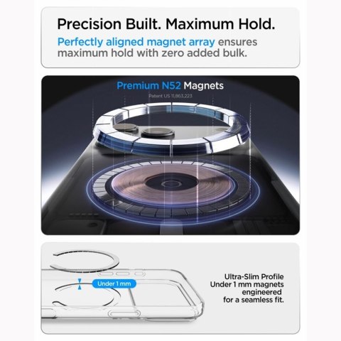 Spigen Liquid Crystal Mag MagSafe - Etui do iPhone 18 Pro Max / 17 Pro Max (Clear/White)