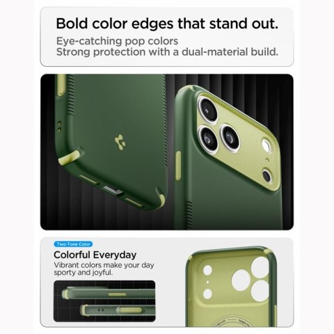 Spigen Nano Pop Mag MagSafe - Etui do iPhone 18 Pro Max / 17 Pro Max (Avo Green)