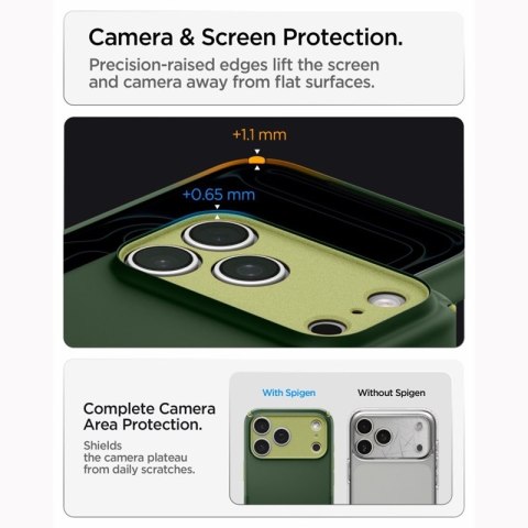 Spigen Nano Pop Mag MagSafe - Etui do iPhone 18 Pro Max / 17 Pro Max (Avo Green)