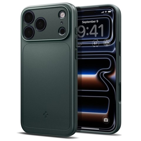 Spigen Thin Fit Mag MagSafe - Etui do iPhone 18 Pro Max / 17 Pro Max (Abyss Green)
