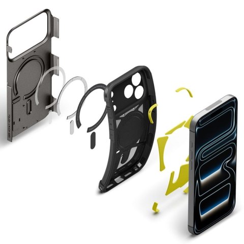 Spigen Tough Armor T Mag MagSafe - Etui do iPhone 18 Pro Max / 17 Pro Max (Gunmetal)