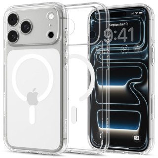 Spigen Ultra Hybrid Mag MagSafe - Etui do iPhone 18 Pro Max / 17 Pro Max (Clear/White)