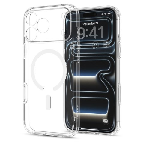 Spigen Ultra Hybrid Mag MagSafe - Etui do iPhone 18 Pro Max / 17 Pro Max (Clear/White)