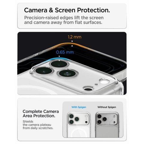 Spigen Ultra Hybrid Mag MagSafe - Etui do iPhone 18 Pro Max / 17 Pro Max (Frost White)
