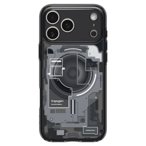 Spigen Ultra Hybrid Mag MagSafe - Etui do iPhone 18 Pro Max / 17 Pro Max (Zero One Black)