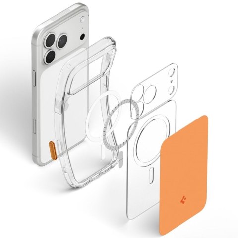 Spigen Ultra Hybrid T Mag MagSafe - Etui do iPhone 18 Pro Max / 17 Pro Max (Glossy Orange)