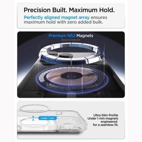 Spigen Ultra Hybrid T Mag MagSafe - Etui do iPhone 18 Pro Max / 17 Pro Max (Glossy White)