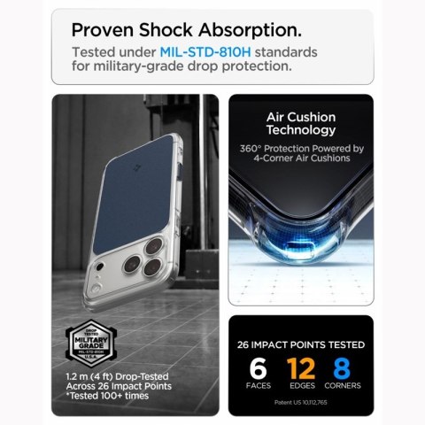 Spigen Ultra Hybrid T Mag MagSafe - Etui do iPhone 18 Pro Max / 17 Pro Max (Matte Blue)