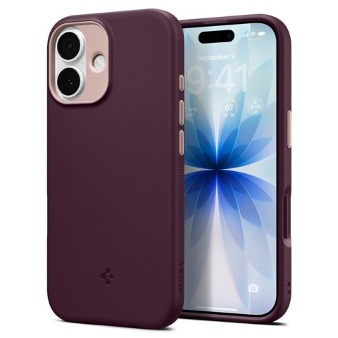 Spigen Nano Pop Mag MagSafe - Etui do iPhone 17 (Burgundy Bean)