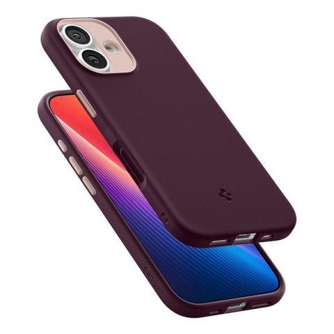 Spigen Nano Pop Mag MagSafe - Etui do iPhone 17 (Burgundy Bean)
