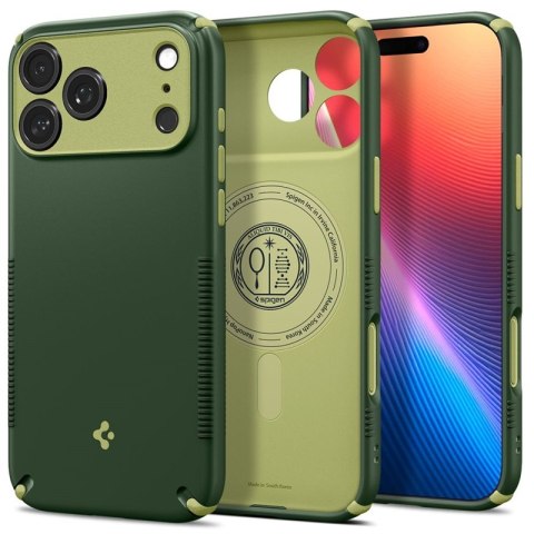 Spigen Nano Pop Mag MagSafe - Etui do iPhone 18 Pro / 17 Pro (Avo Green)