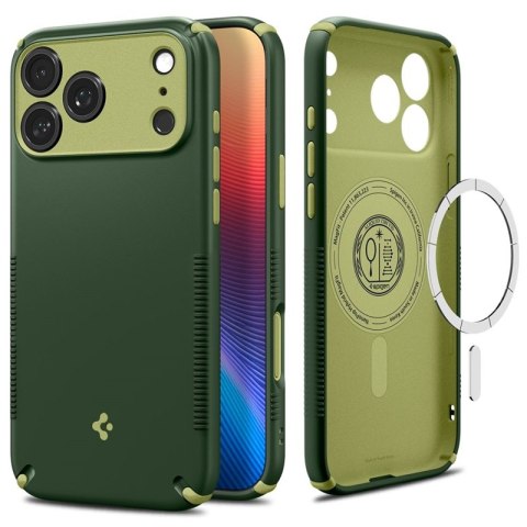 Spigen Nano Pop Mag MagSafe - Etui do iPhone 18 Pro / 17 Pro (Avo Green)
