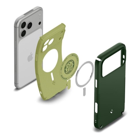 Spigen Nano Pop Mag MagSafe - Etui do iPhone 18 Pro / 17 Pro (Avo Green)