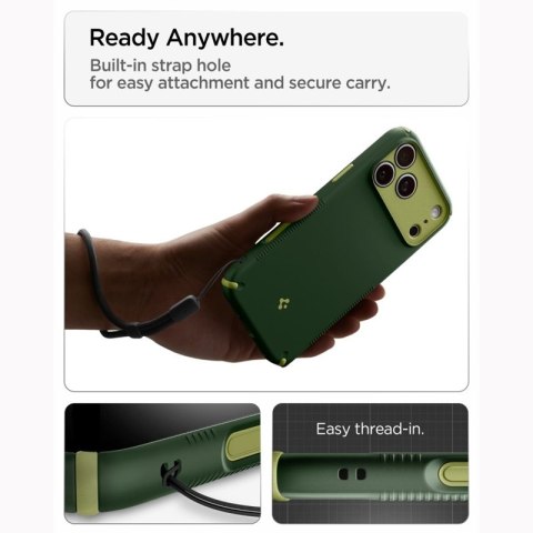 Spigen Nano Pop Mag MagSafe - Etui do iPhone 18 Pro / 17 Pro (Avo Green)
