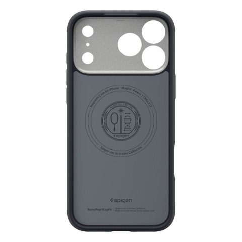 Spigen Nano Pop Mag MagSafe - Etui do iPhone 18 Pro / 17 Pro (Black Sesame)