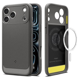 Spigen Rugged Armor Mag MagSafe - Etui do iPhone 18 Pro / 17 Pro (Gray)