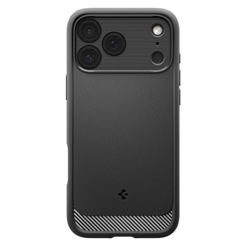 Spigen Rugged Armor Mag MagSafe - Etui do iPhone 18 Pro / 17 Pro (Matte Black)