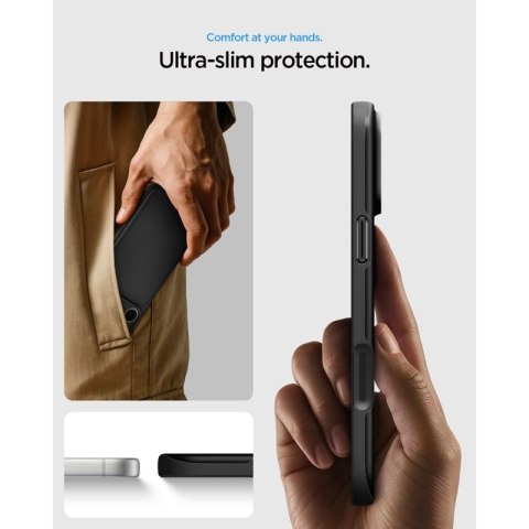 Spigen Thin Fit Mag MagSafe - Etui do iPhone 18 Pro / 17 Pro (Black)