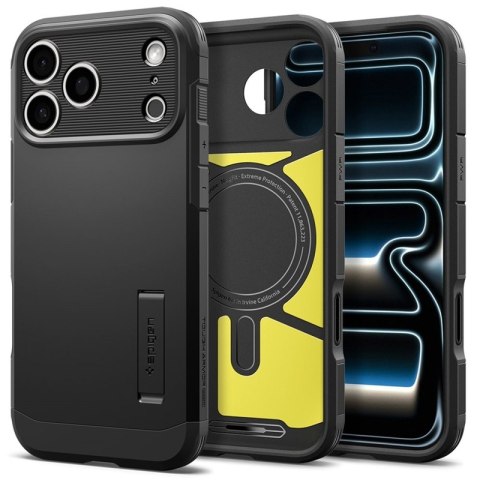 Spigen Tough Armor T Mag MagSafe - Etui do iPhone 18 Pro / 17 Pro (Black)