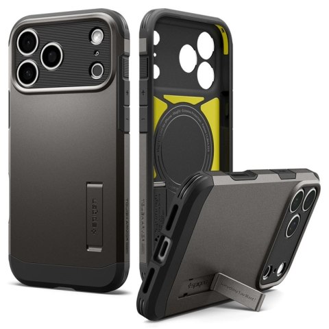 Spigen Tough Armor T Mag MagSafe - Etui do iPhone 18 Pro / 17 Pro (Gunmetal)