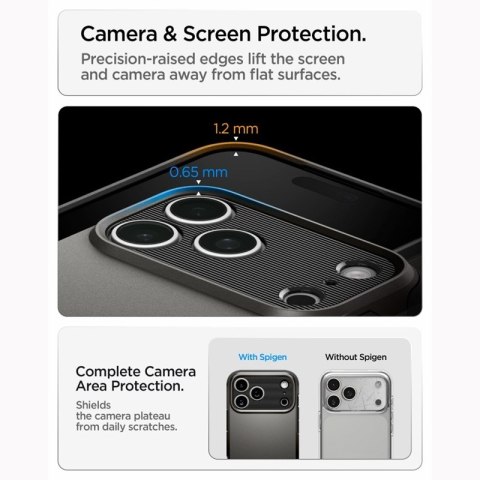 Spigen Tough Armor T Mag MagSafe - Etui do iPhone 18 Pro / 17 Pro (Gunmetal)