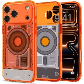 Spigen Ultra Hybrid Mag MagSafe - Etui do iPhone 18 Pro / 17 Pro (C-One Tangerine)