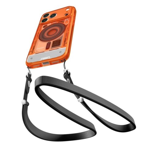 Spigen Ultra Hybrid Mag MagSafe - Etui do iPhone 18 Pro / 17 Pro (C-One Tangerine)