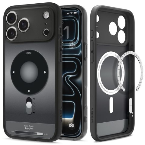 Spigen Ultra Hybrid Mag MagSafe - Etui do iPhone 18 Pro / 17 Pro (Classic Black)