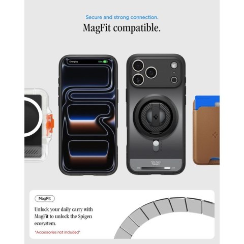 Spigen Ultra Hybrid Mag MagSafe - Etui do iPhone 18 Pro / 17 Pro (Classic Black)