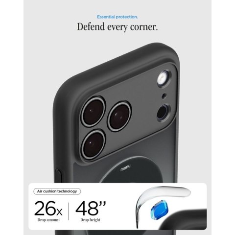 Spigen Ultra Hybrid Mag MagSafe - Etui do iPhone 18 Pro / 17 Pro (Classic Black)