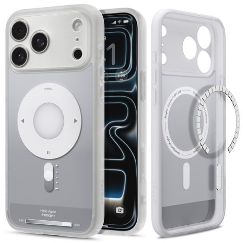 Spigen Ultra Hybrid Mag MagSafe - Etui do iPhone 18 Pro / 17 Pro (Classic Silver)